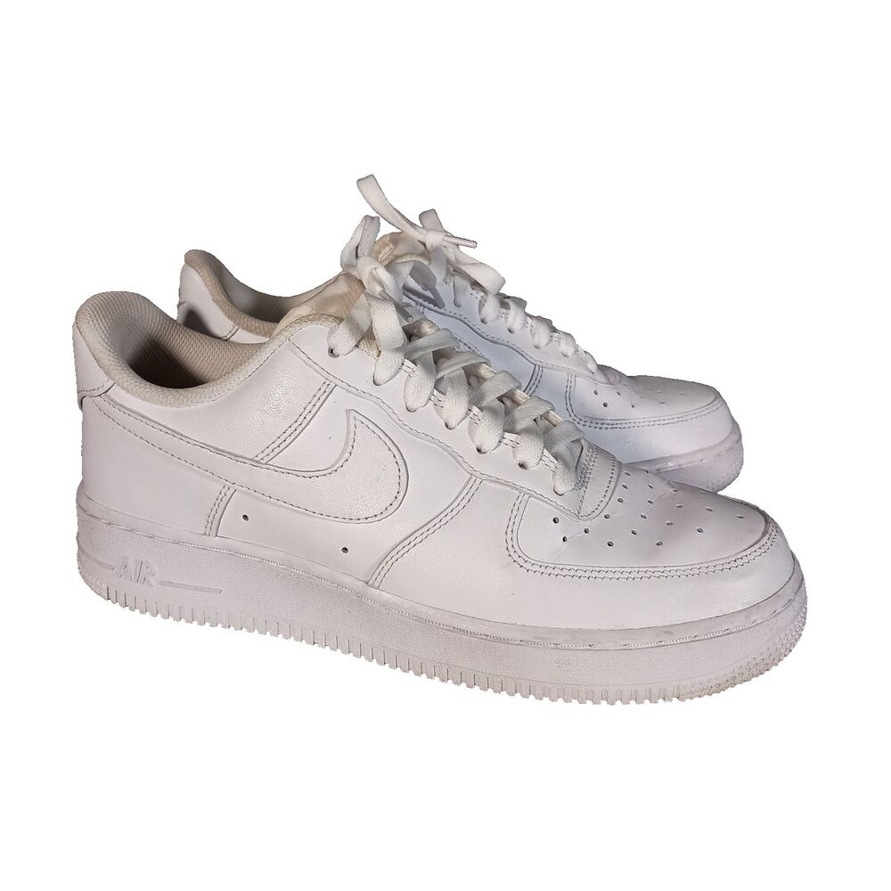 Nike Air Force 1 Low '07 White Womens 8.5 Low Top Lace Up - Picture 2 of 12